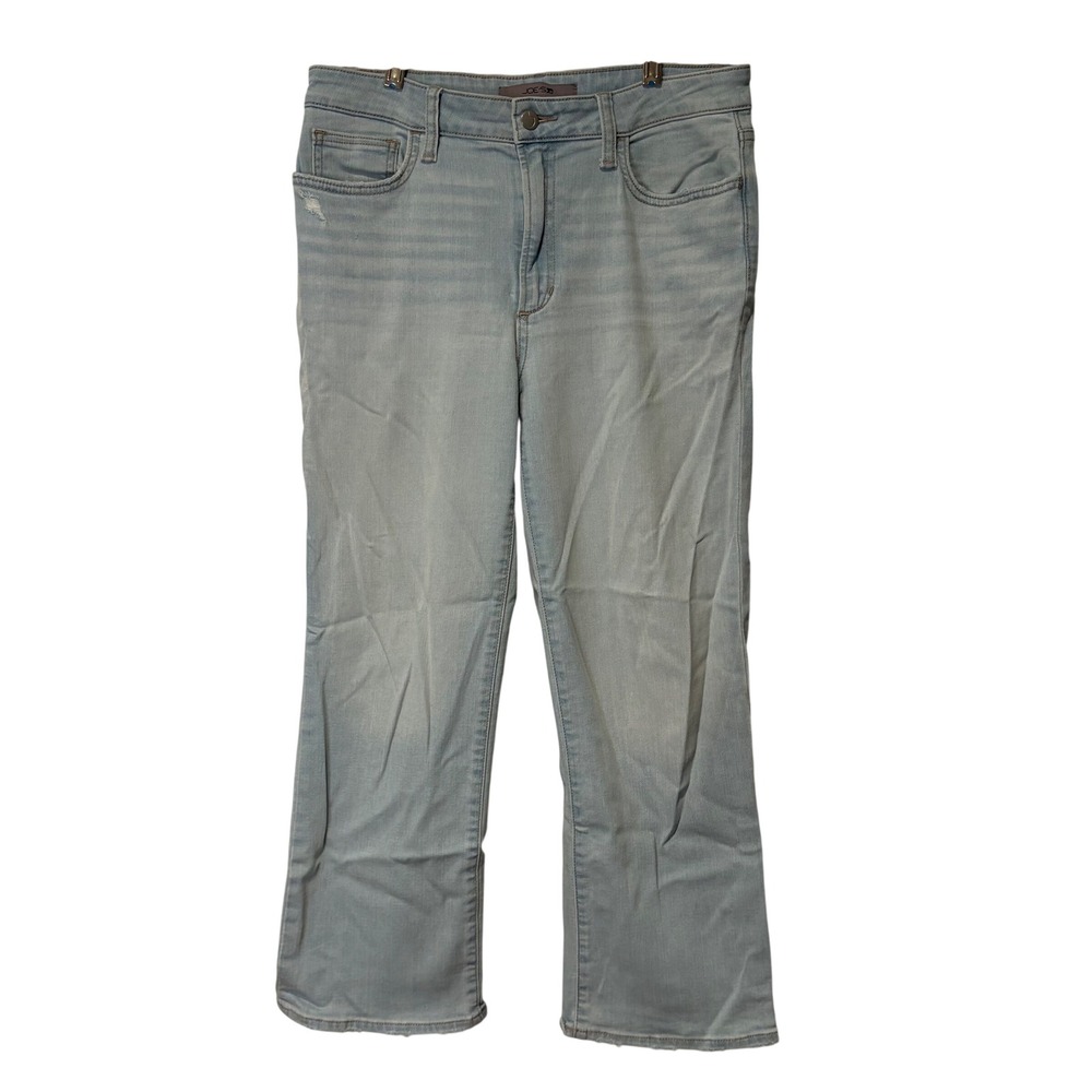 JOES JEANS‎ Womens Sophia High Rise Crop Boot Light Wash Denim Jeans Size 30